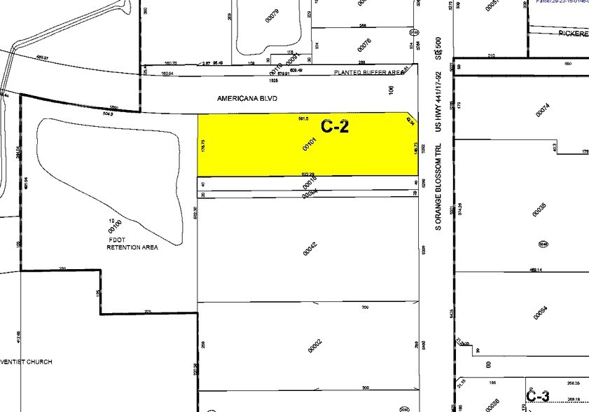 5292 S Orange Blossom Trl, Orlando, FL à louer - Plan cadastral - Image 3 de 4
