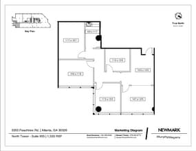 3353 Peachtree Rd NE, Atlanta, GA à louer Plan d’étage- Image 1 de 1