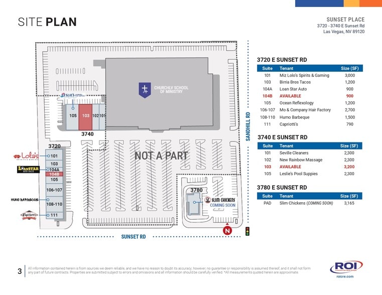 3720-3740 E Sunset Rd, Las Vegas, NV for lease - Building Photo - Image 3 of 9
