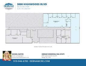 3000 Highwoods Blvd, Raleigh, NC à louer Plan d’étage- Image 2 de 10