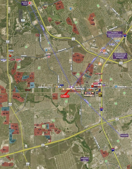 Marbach Rd. & Holwick Rd, San Antonio, TX à vendre - Aérien - Image 3 de 6