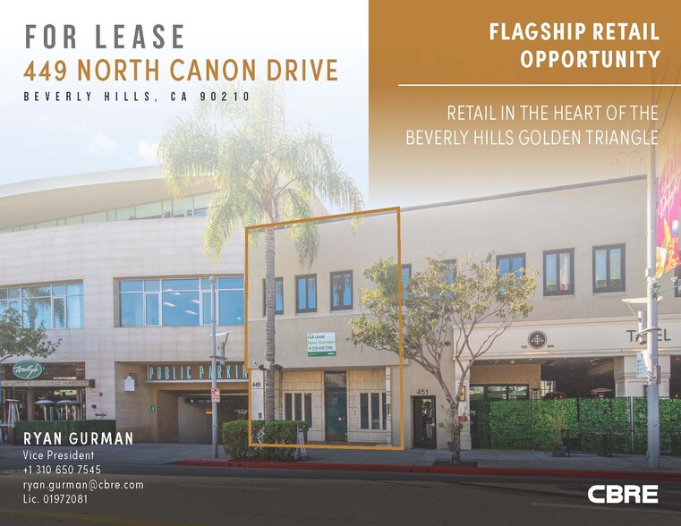 449-451 N Canon Dr, Beverly Hills, CA for lease - Building Photo - Image 1 of 12