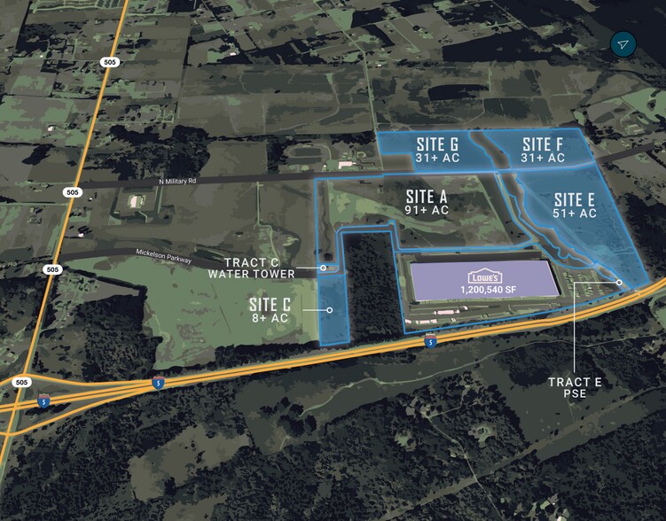 N Military Rd, Winlock, WA à vendre - Plan de site - Image 3 de 4
