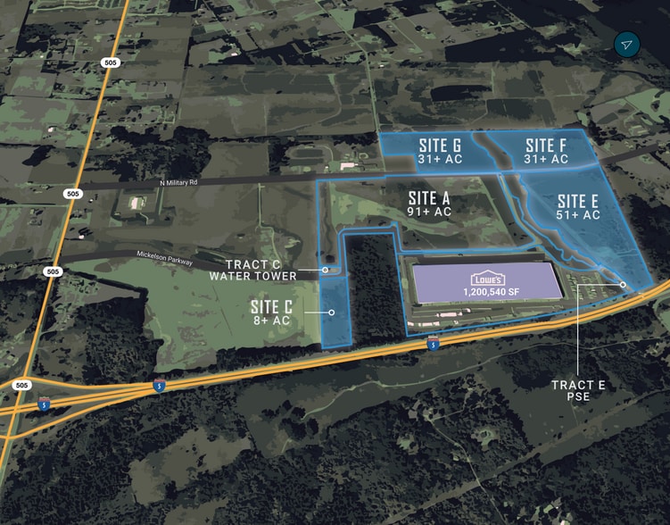 N Military Rd, Winlock, WA for sale - Site Plan - Image 3 of 4