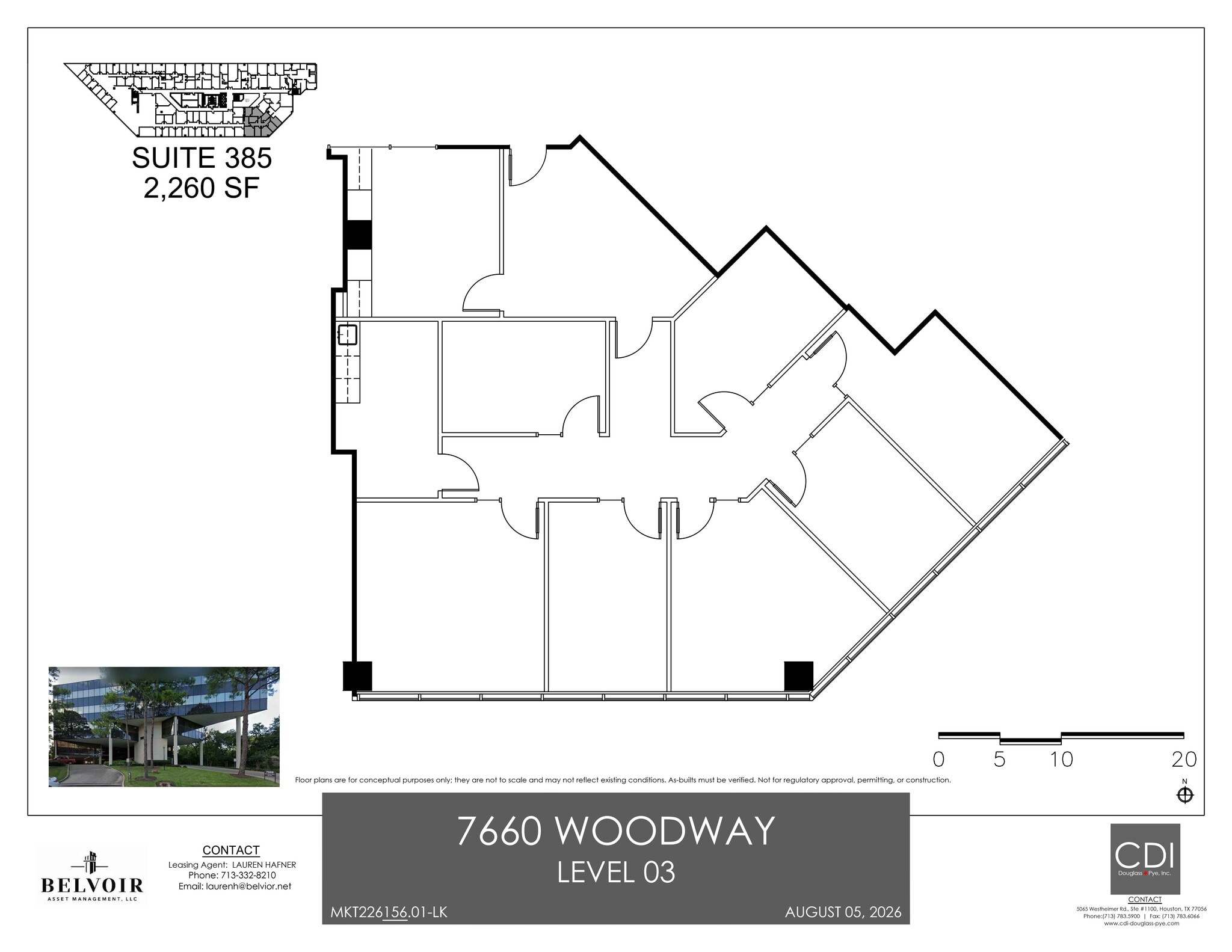 Private Office Space, Houston, TX for lease Site Plan- Image 1 of 1