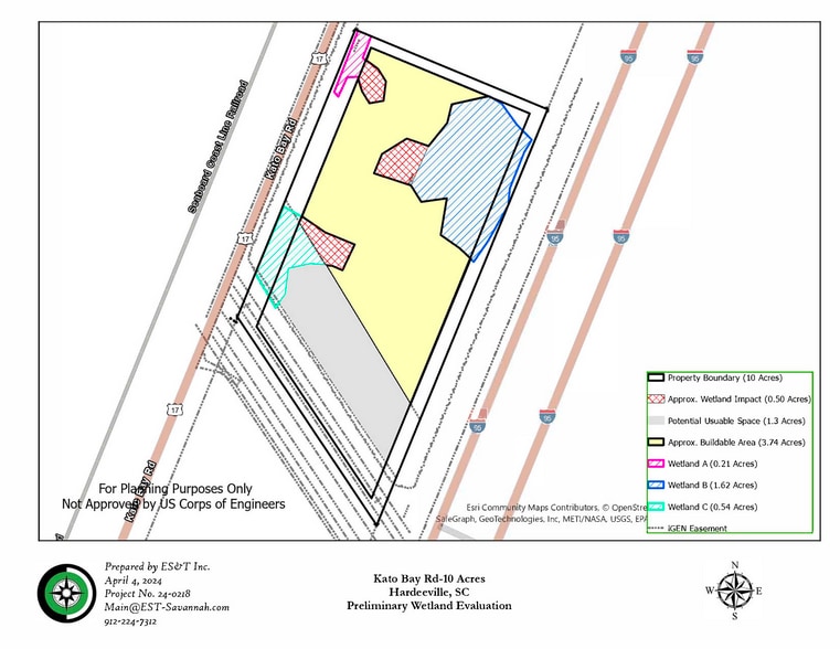 Kato Bay Rd, Hardeeville, SC for sale - Site Plan - Image 2 of 4