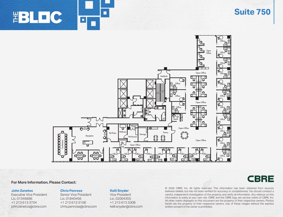 700 S Flower St, Los Angeles, CA for lease Floor Plan- Image 1 of 1