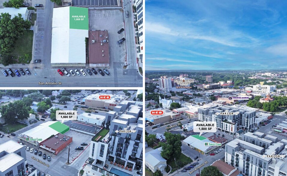 208-212 W San Antonio St, San Marcos, TX à louer - Photo du bâtiment - Image 3 de 7