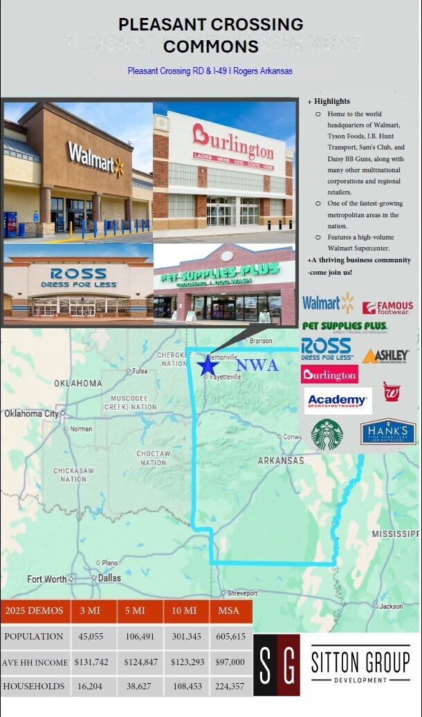 More details for Pleasant Crossing Blvd., Rogers, AR - Retail for Lease