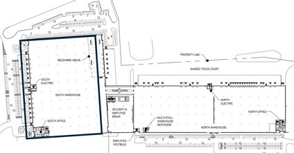 7700 Trade Port Dr, Louisville, KY à louer Plan de site- Image 2 de 2