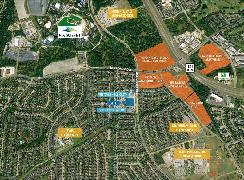 N Ellison Dr, San Antonio, TX à vendre - Aérien - Image 3 de 21