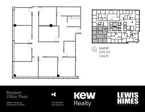 6855 S Havana St, Centennial, CO à louer Plan de site- Image 1 de 1