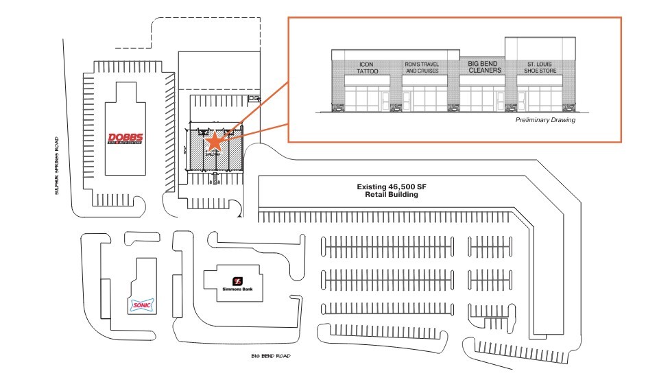 621 Big Bend Blvd, Ballwin, MO for sale - Site Plan - Image 2 of 2