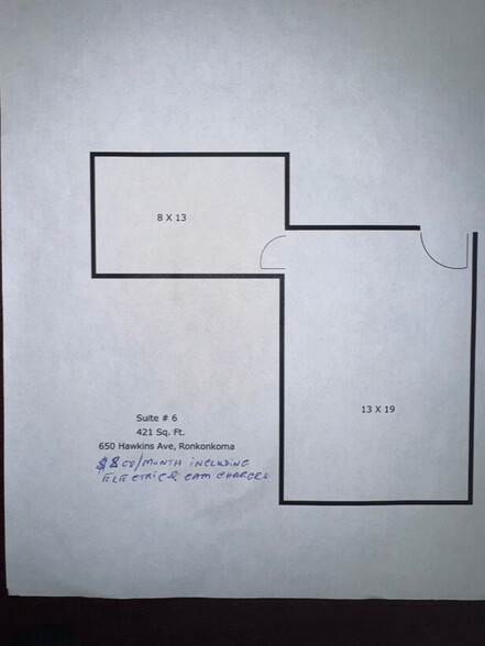 650 Hawkins Ave, Ronkonkoma, NY à louer - Plan d  tage - Image 2 de 4