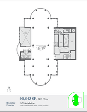 105 Adelaide St W, Toronto, ON for lease Floor Plan- Image 1 of 1