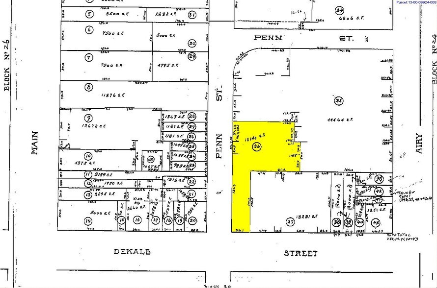 401 Dekalb St, Norristown, PA à louer - Plan cadastral - Image 3 de 15