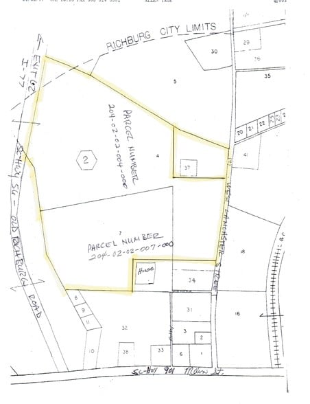 I-77 State 56 Rd, Richburg, SC for sale - Plat Map - Image 2 of 6
