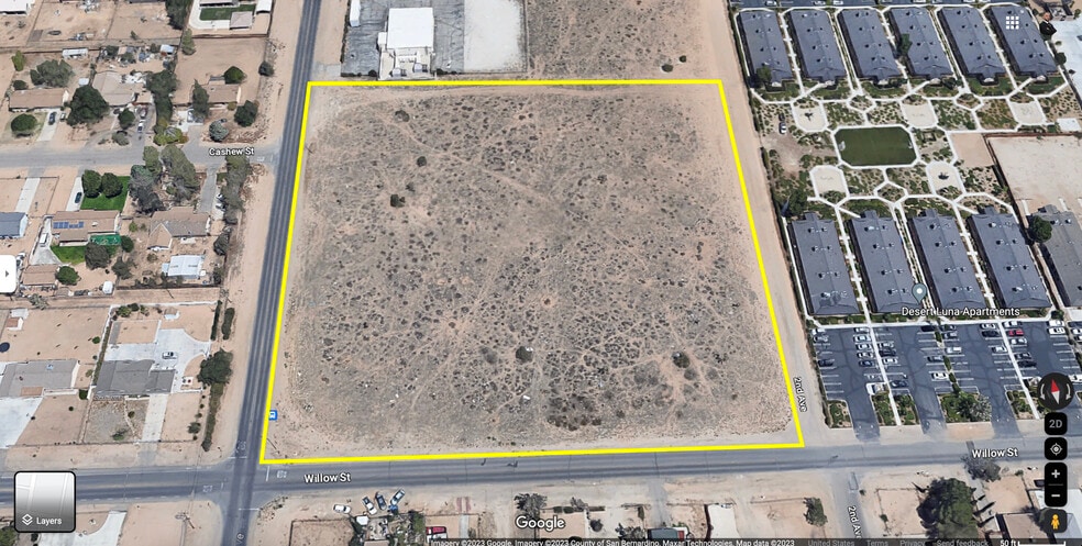 3rd Avenue & Willow st, Hesperia, CA for sale - Building Photo - Image 3 of 10