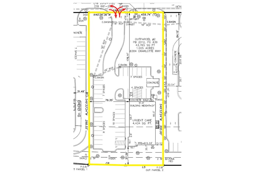 8384 Charlotte Hwy, Indian Land, SC for lease - Site Plan - Image 2 of 4