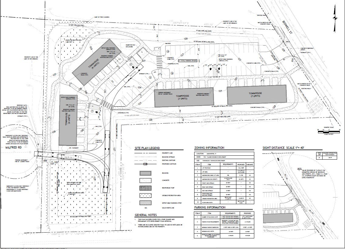 30 Bidwell, Manchester, CT à vendre Plan de site- Image 1 de 7