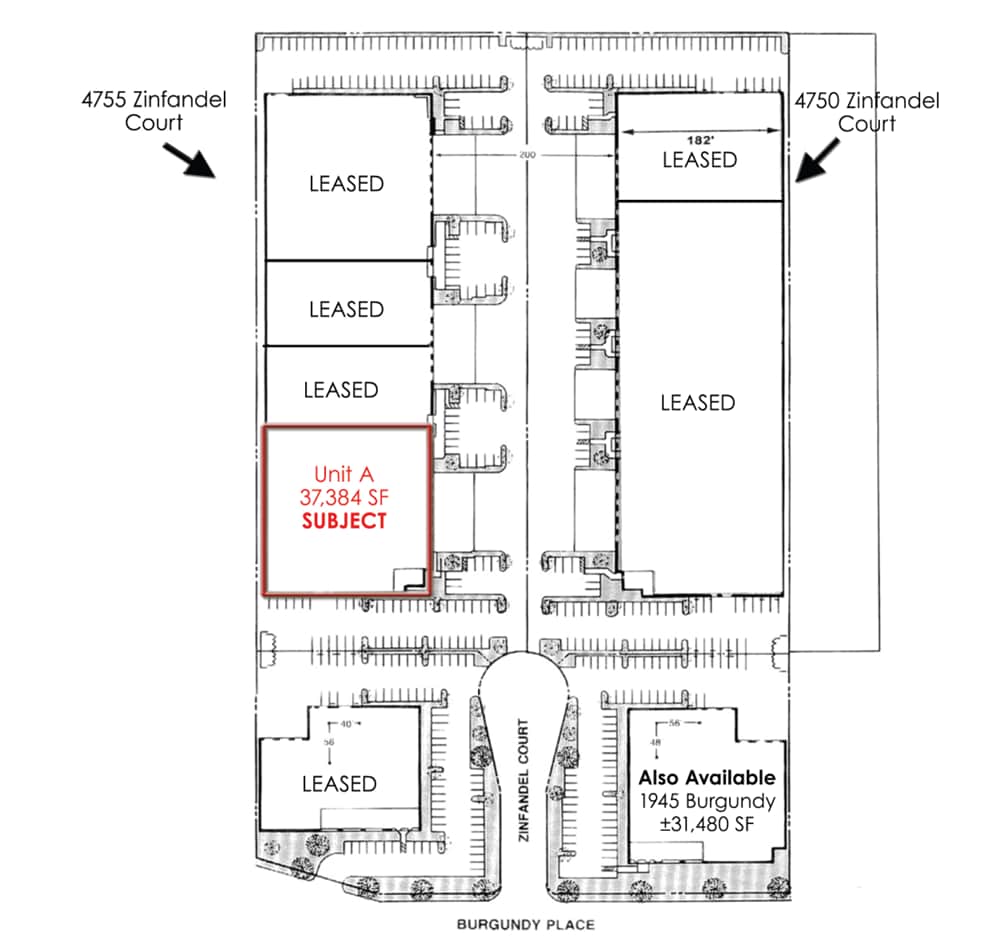 4755 Zinfandel Ct, Ontario, CA for lease Site Plan- Image 1 of 1
