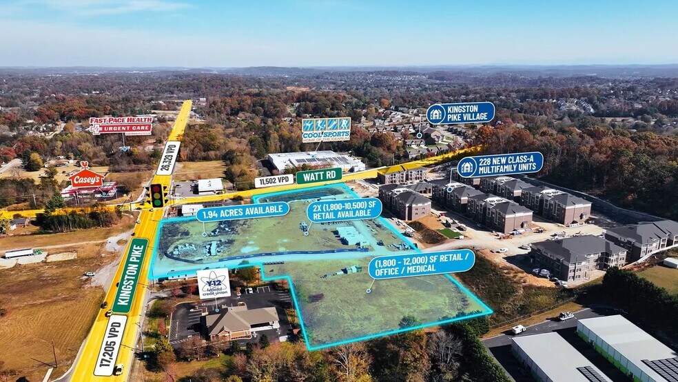 13140 Kingston Pike, Knoxville, TN à louer - Photo principale - Image 1 de 4