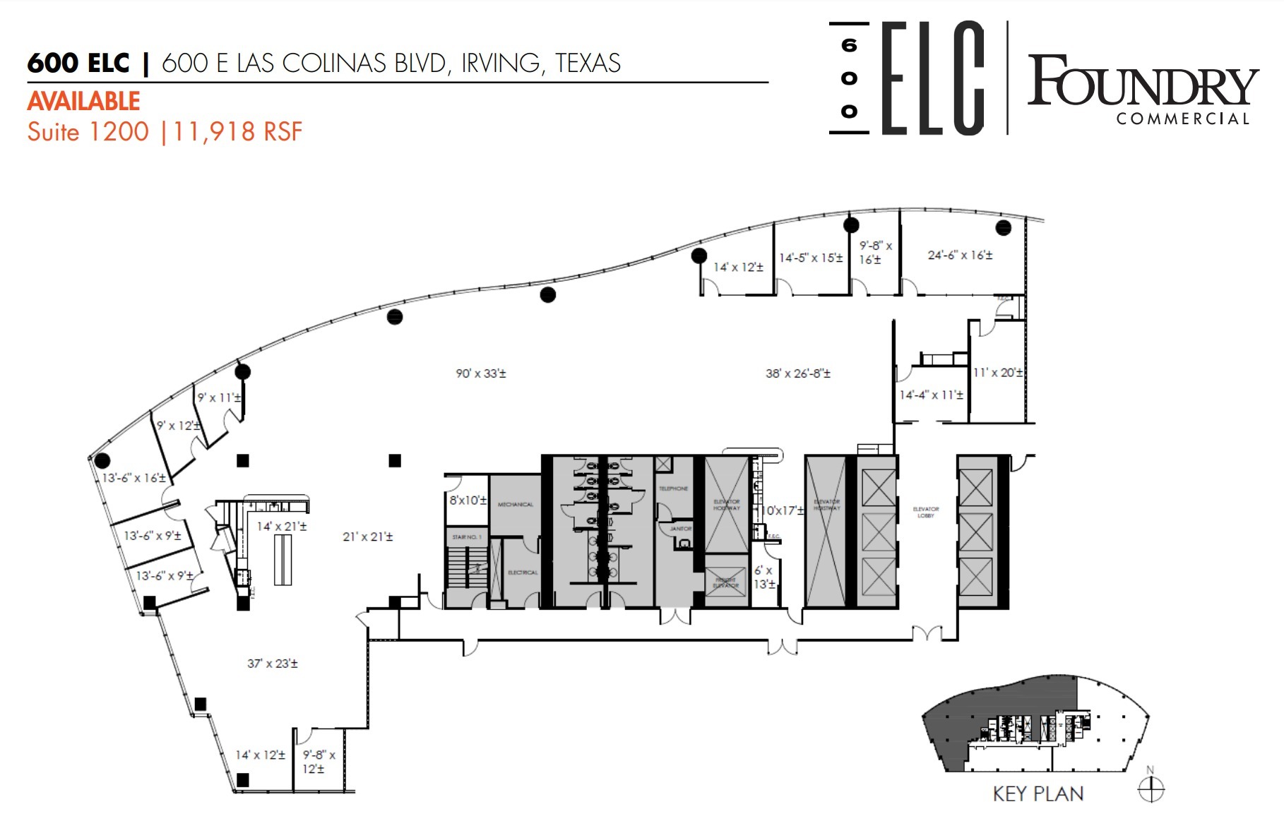 600 E Las Colinas Blvd, Irving, TX à louer Plan d  tage- Image 1 de 1