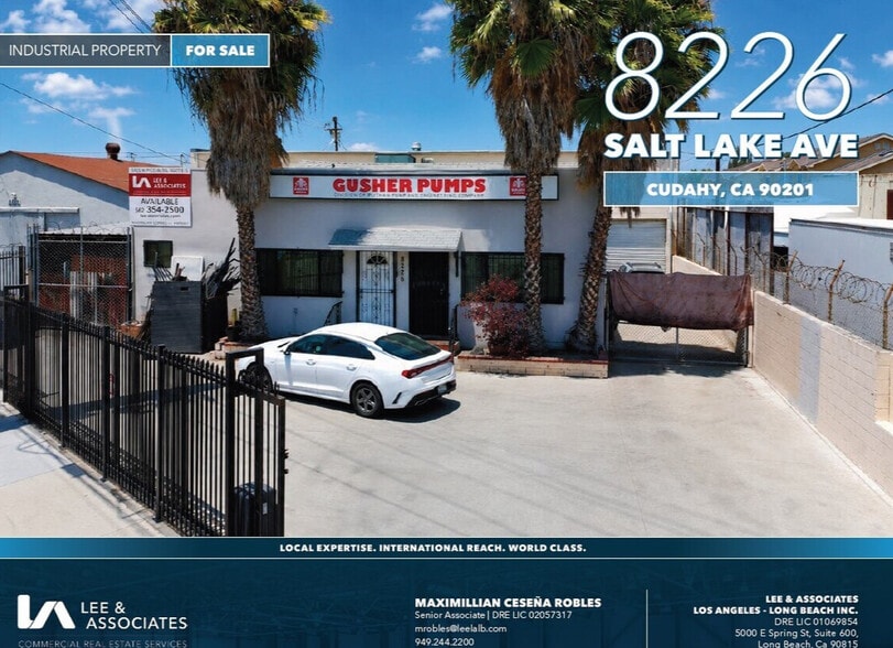 8226 Salt Lake Ave, Cudahy, CA for sale - Building Photo - Image 1 of 10
