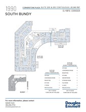 1990 S Bundy Dr, Los Angeles, CA à louer Plan d  tage- Image 1 de 2