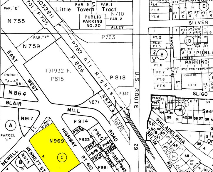 8045 Kennett St, Silver Spring, MD à vendre - Plan cadastral - Image 2 de 10