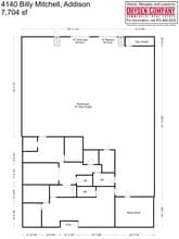 4124-4140 Billy Mitchell, Addison, TX for lease Floor Plan- Image 1 of 1