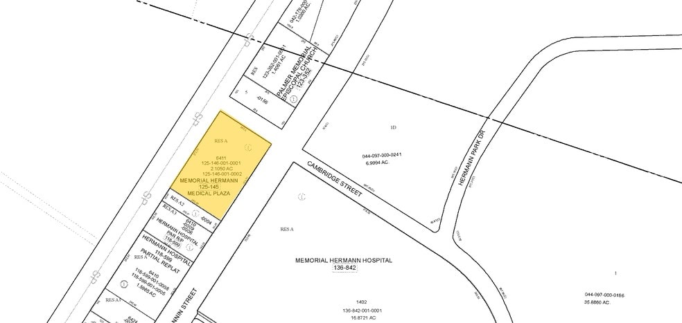 6400 Fannin St, Houston, TX à louer - Plan cadastral - Image 2 de 18