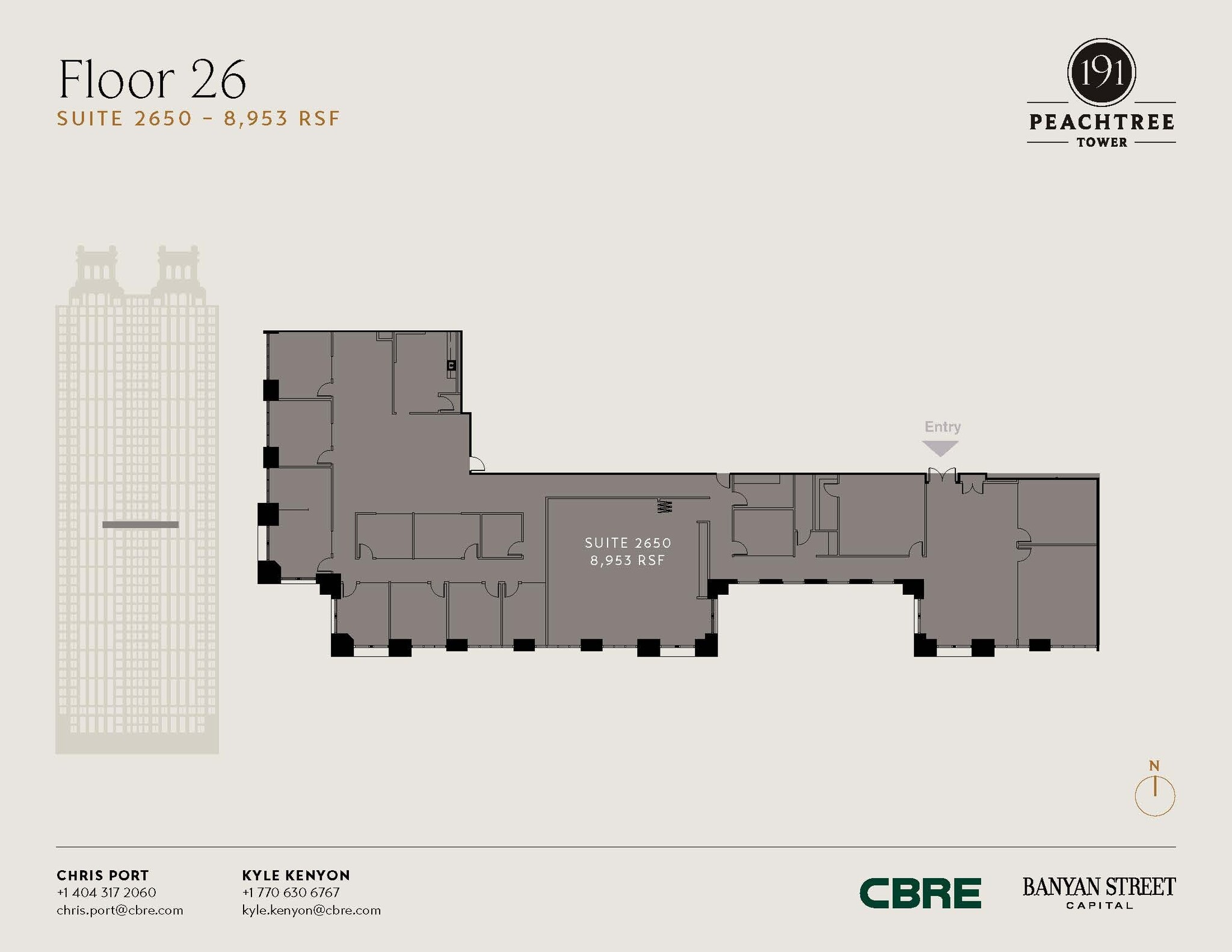 191 peachtree St NE, Atlanta, GA for lease Floor Plan- Image 1 of 1