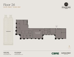 191 peachtree St NE, Atlanta, GA for lease Floor Plan- Image 1 of 1