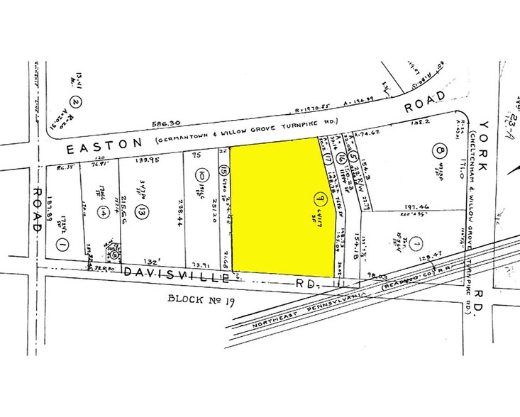 31-49 Easton Rd, Willow Grove, PA à louer - Plan cadastral - Image 2 de 10