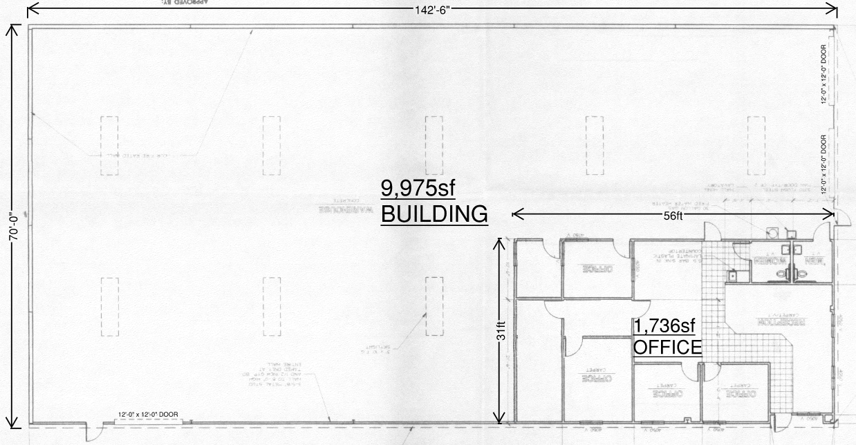 4626 N Bendel Ave, Fresno, CA for lease Floor Plan- Image 1 of 2
