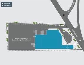 840 S Broadway, Hicksville, NY à louer Plan de site- Image 2 de 2