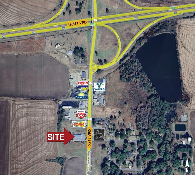 1395 N Bobby L Glover Hwy, Carlisle, AR à vendre - Aérien - Image 2 de 9