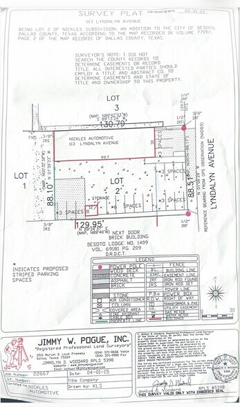 113 N Lyndalyn Ave, DeSoto, TX à vendre - Plan de site - Image 3 de 22