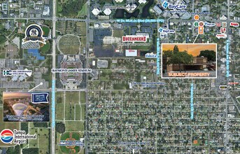 2715 W Virginia Ave, Tampa, FL - Aerial map view