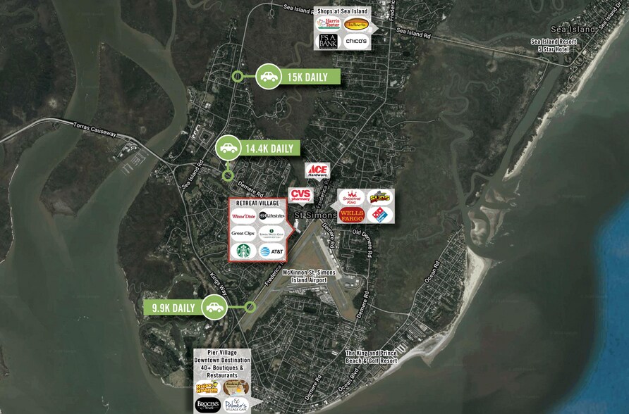 212 Retreat Vlg, Saint Simons Island, GA à louer - Photo du bâtiment - Image 3 de 11