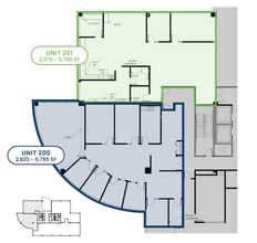 1000 Burr Ridge Pky, Burr Ridge, IL à louer Plan d’étage- Image 1 de 1