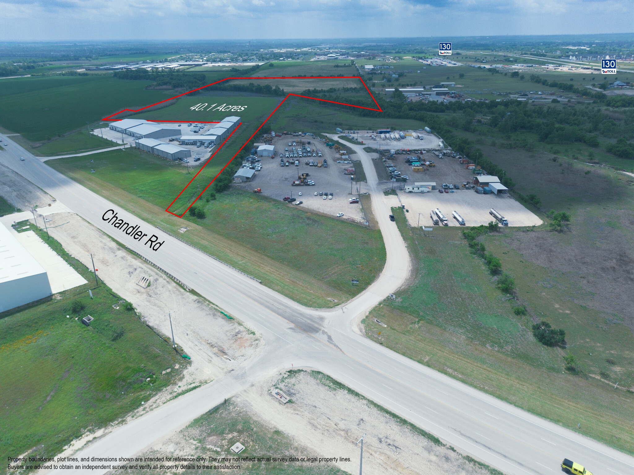 Chandler Road, Hutto, TX for sale Aerial- Image 1 of 5