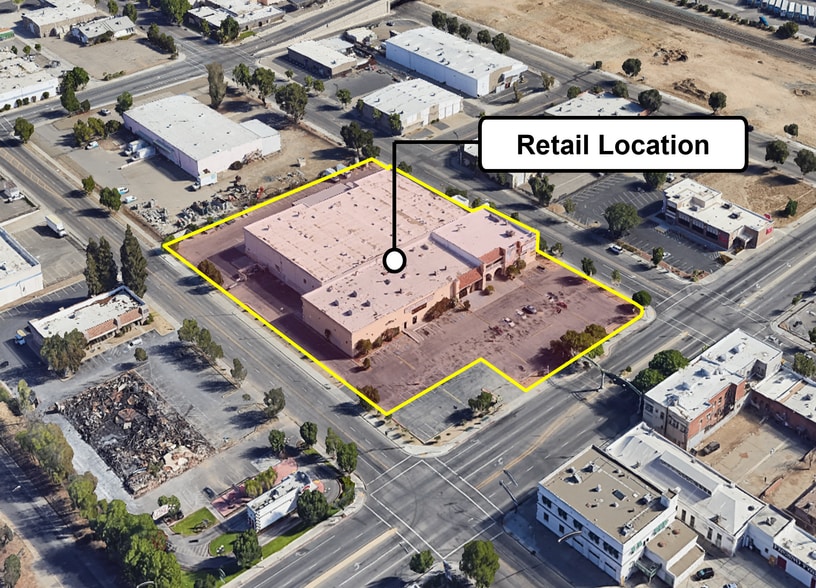 1435 Fresno St, Fresno, CA à louer - Aérien - Image 2 de 24