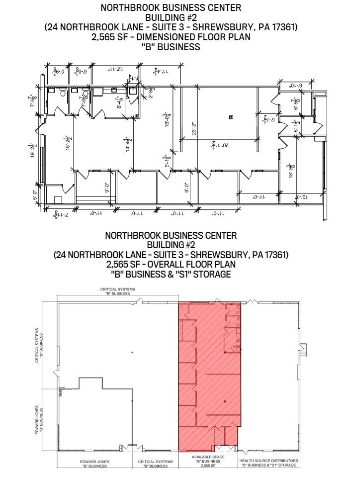 24 Northbrook Ln, Shrewsbury, PA for lease Floor Plan- Image 1 of 1