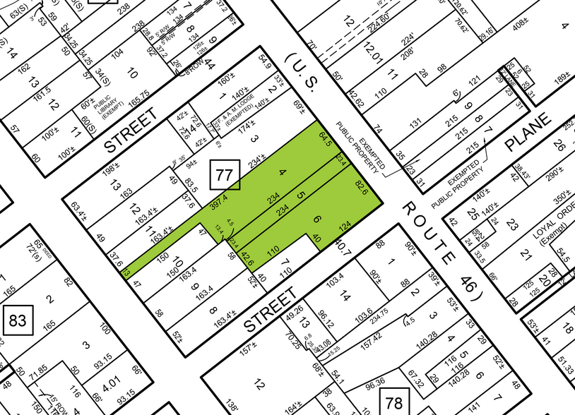 232 Main St, Hackettstown, NJ à vendre - Plan cadastral - Image 2 de 12