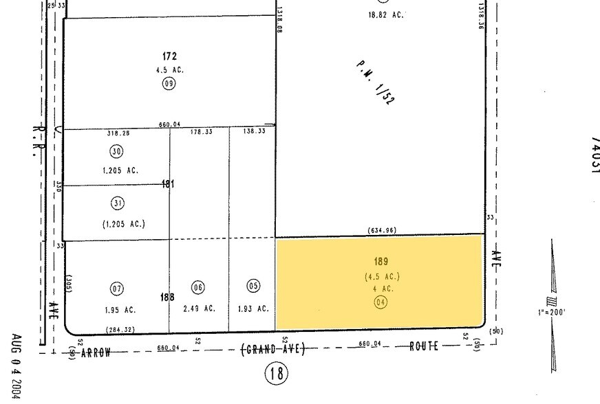 15750 Arrow Hwy, Fontana, CA à louer - Plan cadastral - Image 2 de 3