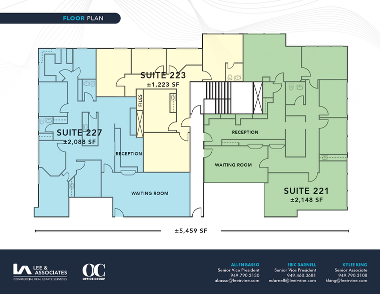 Suite 221/223 Medical Condos portfolio of 2 properties for sale on LoopNet.ca - Floor Plan - Image 3 of 5