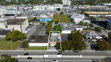 1341 NW 20th St, Miami, FL - aerial  map view - Image1