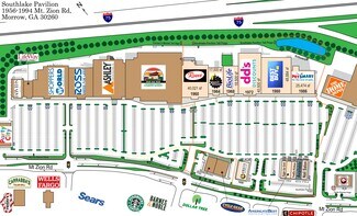 Plus de détails pour 1950-1994 Mt Zion Rd, Morrow, GA - Commerce de détail à louer